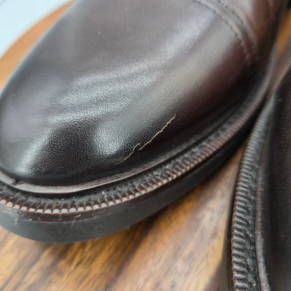 Polo Ralph Lauren Asher Boots Mens 14 M Brown Leather Cap Toe Lace Up Casual main image 4